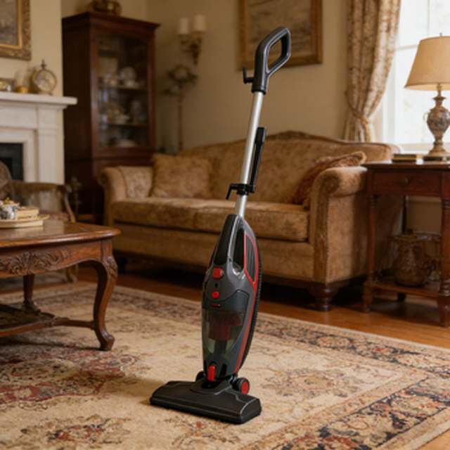 Household Cyclone Bagless Portable Floor Care Cordless Stand up Vacuum Cleaner HEPA Filtration 200 AW Suction 90 Min Runtime