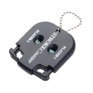 Compteur de coups de <span class=keywords><strong>golf</strong></span> portable et durable noir avec porte-clés pour l'entraînement et les accessoires de <span class=keywords><strong>golf</strong></span> - Product Image 5