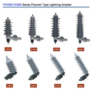 シリコーンゴムポリマー避雷器 10KV 5KA 10KA 酸化亜鉛金属酸化物複合サージ IEC60099-4 YH5W-10/YH10W-10 - Product Image 6