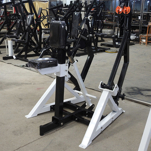Máquina de entrenamiento de espalda vertical con carga de placas - Equipo de gimnasio en casa de acero seguro - Product Image 3