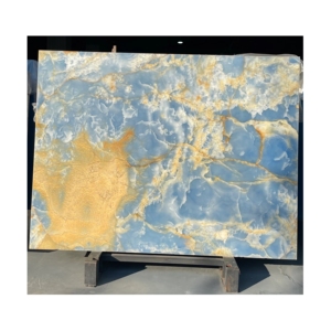 Tự nhiên phổ biến mờ màu xanh <span class=keywords><strong>Onyx</strong></span> Đá Cẩm Thạch veined mua <span class=keywords><strong>Onyx</strong></span> <span class=keywords><strong>Backlit</strong></span> nền tường thiết kế màu phiến đá cẩm thạch vàng xanh <span class=keywords><strong>Onyx</strong></span> - Product Image 4