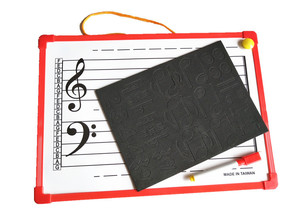 Pizarra Musical Magnética Interactiva Orff, Pizarra Blanca de Enseñanza Musical con Notas Musicales, para Niños y Estudiantes, Venta al Por Mayor - Product Image 3