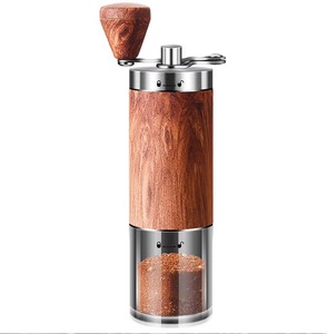 Fournitures d'espresso Moulin <span class=keywords><strong>à</strong></span> café <span class=keywords><strong>à</strong></span> main en <span class=keywords><strong>grain</strong></span> de bois <span class=keywords><strong>avec</strong></span> fraise conique réglable en céramique Moulin <span class=keywords><strong>à</strong></span> café en gros d'usine - Product Image 2