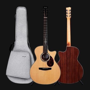 אניה EGA-Q1 pro/q <span class=keywords><strong>41</strong></span> אינץ 'ga מעוגל פינות חביות גרסה מקורית פורניר גיטרה אווניר אפריקאי מהגוני גיטרה - Product Image 2