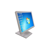 Wholesale New 15 Inch Resistive Touch Screen Monitor 4:3 Ratio White Business Use Desktop Monitor USB VGA Input