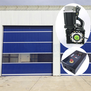 Vente directe d'usine de portes à enroulement flexibles pour les laveries automobiles, les salles blanches, l'extérieur, portes rapides en PVC imperméables - Product Image 3