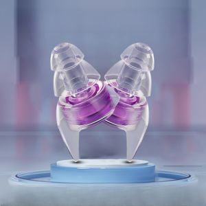 GS1219 <span class=keywords><strong>Bouchons</strong></span> <span class=keywords><strong>d</strong></span>'<span class=keywords><strong>oreilles</strong></span> en silicone pour protection auditive haute fidélité réutilisables personnalisés Réduction du bruit Sommeil <span class=keywords><strong>Festival</strong></span> Musique Fête - Product Image 5