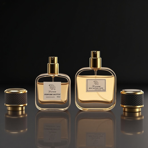 Vide clair En Gros Plat 30ml 50ml 100ml Parfum Étiquette Autocollant De Luxe Parfum Victoria <span class=keywords><strong>Secret</strong></span> Bouteille En Verre Personnalisé avec Boîte - Product Image 1
