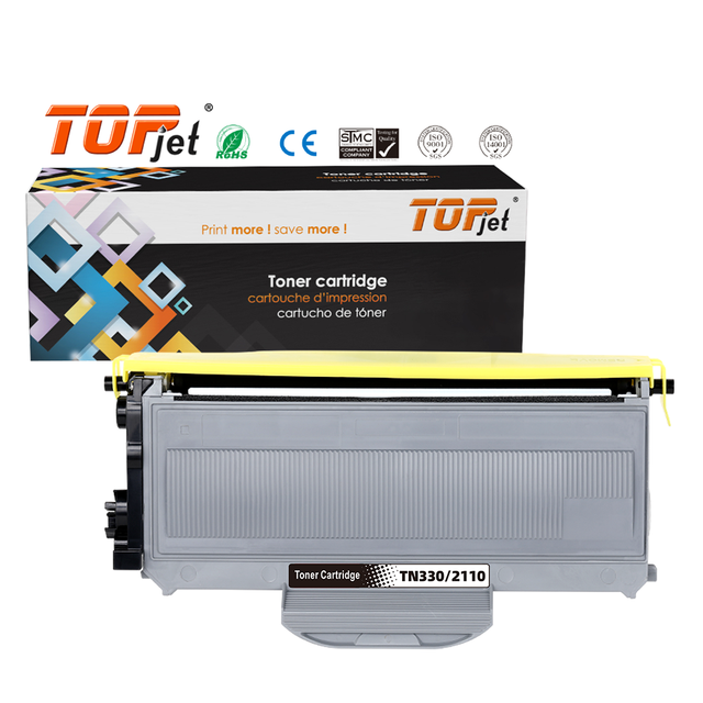 Topjet TN330 TN2110 TN2115 TN2130 TN2135 TN23J Compatible Black Printer Toner Cartridge  for Brother HL-2140 2150N 2170W