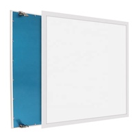 Panneau lumineux LED 6060 2ftx2ft 2ftx4ft 620x620mm ultra-mince 30W 40W 60W Panneau plafonnier LED encastré avec pince à ressort