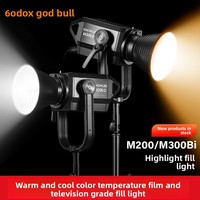 Projecteur LED continu Godox M200/M300 D Bi-Color 330W à température de couleur réglable pour studio et diffusion en direct