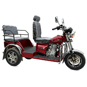 New Powered Right Three-Wheeled Motorcycle Sidecar Automatic Clutch Leisure Gasoline 2 Passengers - Product Image 2