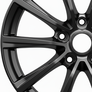 Rines de Aleación Forjados Personalizados de 5 Brazos en Negro Satinado y Gris Metálico para Mazda CX-5 y Tesla Model Y - Product Image 4