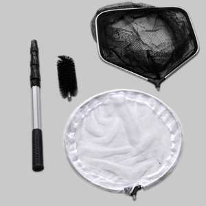 <span class=keywords><strong>Filet</strong></span> de poisson koi, 4 en 1, jeu d'outils de nettoyage de l'étang, filtre brosse de piscines - Product Image 2
