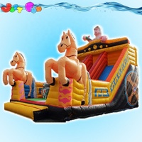 Toboggan aquatique gonflable géant à prix d'usine pour enfants et adultes Justfun JFFC-1054, installation facile