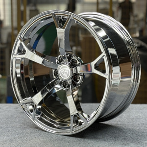 ล้อฟอร์จโมโนบล็อกโครเมียมแบบกำหนดเอง XINLAI 5 ก้าน ขนาด 18x9.5 5x114.3 4 ชิ้น ใหม่ สำหรับ 350Z 370Z GT-R และ Silvia - Product Image 1