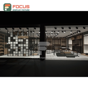 Eco Friendly Boutique Store Glass <b>Showcase</b> Cabinet Commercial Interior Design Fashion Store - Product Image 6