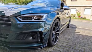 Paraurti anteriore in fibra di carbonio Candards copertura griglia antiappannamento trim per Audi <span class=keywords><strong>A5</strong></span> Sline S5 <span class=keywords><strong>2017</strong></span> - 2019 alette paraurti prese d'aria - Product Image 3