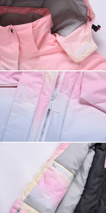 <span class=keywords><strong>Manteau</strong></span> de snowboard de <span class=keywords><strong>ski</strong></span> en plein air Vestes de <span class=keywords><strong>ski</strong></span> de snowboard pour femmes avec poches zippées Veste de <span class=keywords><strong>ski</strong></span> coupe-vent en duvet - Product Image 4