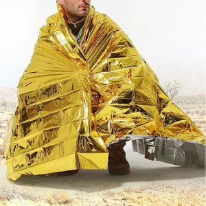 Manta Térmica de Emergencia, Ligera, Plegable, Completamente Impermeable, Resistente al Viento, Protección Solar, Primeros Auxilios, Supervivencia, Para Todas las Estaciones - Product Image 5