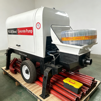 Farklı Beton Kapasiteli Mini Mobil Portatif Bangladeş Fiyatlı Sabit Pompa Treyler Üzeri Beton Pompaları Dizel Motorlu