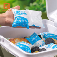 Sacs isothermes réutilisables pour le transport et la livraison, packs de gel réfrigérant instantané pour expédier des aliments surgelés, sacs de glace sèche