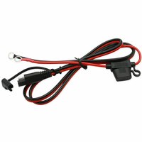 Cable Conector de 16 AWG SAE de 2 Pines de Desconexión Rápida a Terminal de Anillo O para Cargador/Mantenedor de Batería
