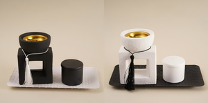 2025 thiết kế mới arabesque hoa gốm kim loại hương Burner Trung Đông phong cách khuếch tán hương thơm cho nhà hương liệu - Product Image 2