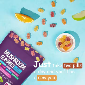 OEM ODM Gummies Osos Setas Gummies Complejo de Setas, Ashwagandha Suplemento Dietético - Product Image 6