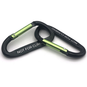 Mini mousqueton en aluminium personnalisé avec logo, mousqueton pivotant à verrouillage pour sac, <span class=keywords><strong>crochet</strong></span> d'escalade, clips de mousqueton - Product Image 3