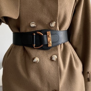 <span class=keywords><strong>Ceinture</strong></span> de <span class=keywords><strong>Taille</strong></span> en Cuir PU pour Femme, Vintage, Décontractée et Chic, pour Robe, Manteau Noir, avec Boucle en Métal, <span class=keywords><strong>Ceinture</strong></span> en Cuir Style Vintage - Product Image 5