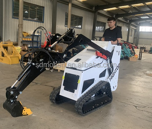 中国小型反铲滑行履带式装载机，带柴油/汽油/锂电池发动机 - Product Image 2