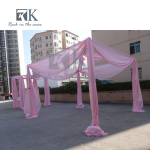 Elegant Drape Partition with Detachable Frame Pipe Kit and Drape for Wedding Decoration - Product Image 2