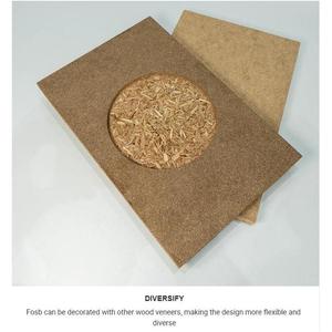 Fosb 1220x2440 Vật liệu thông nhiều lớp bảng <span class=keywords><strong>osb</strong></span> với 9mm 12mm 15mm Độ dày bề mặt tốt cho tủ đồ nội thất - Product Image 4