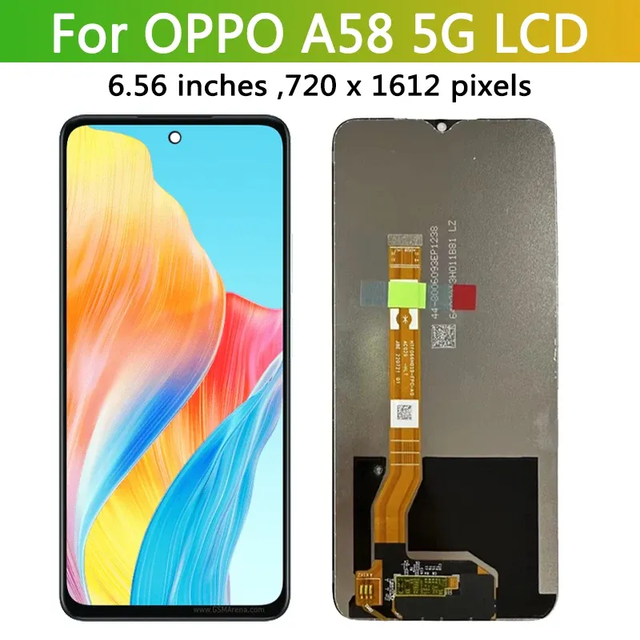 Factory Wholesale Best Price LCD Screen Display for OPPO A58 Lcd Screen for Mobile Phone Accessories