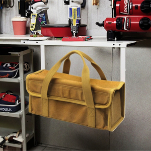 Custom Cotton Waxed Canvas <b>Tool</b> Bag, <b>Tool</b> <b>Box</b> <b>Waterproof</b> OEM - Product Image 4