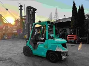 รถยกดีเซลมือสองคุณภาพดี Mitsubishi FD35N High Master ขนาด 3 ตัน รุ่น FD3/5/8/10/15/16/25/30  ขายแล้ววันนี้ - Product Image 6