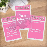 Jeux de société de fête ornement drôle adulte jeu de cartes à boire pour Couples événements de groupe commande en gros
