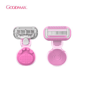 Maquinillas De Afeitar 오픈 백 4 블레이드 고품질 민감한 면도기 면도 얼굴 면도 면도기 여성용 - Product Image 2