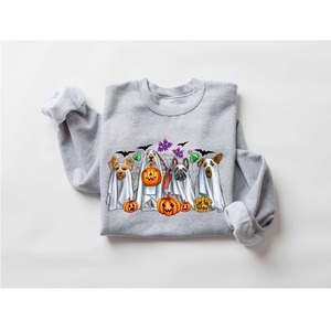 <span class=keywords><strong>Felpa</strong></span> 2024 felice Halloween retrò spettrale stagione <span class=keywords><strong>cane</strong></span> fantasma - Product Image 4