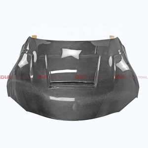 Para Toyota 19 GR SUPRA A90 SB Tipo Capó de fibra de carbono Cara sonriente Ventilación Retrofit Capó de motor delantero - Product Image 1