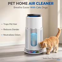 Purificateur d'air pour animaux de compagnie OEM en gros à prix d'usine avec WiFi Tuya PM2.5 pour les allergènes des poils et des squames