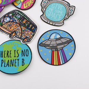 Backing High-end Adhesive Fabric Soft PVC <strong>Patch</strong> Clothing Bag Accessories Embroidery Computer Badge Fabric <strong>Patch</strong> - Product Image 6