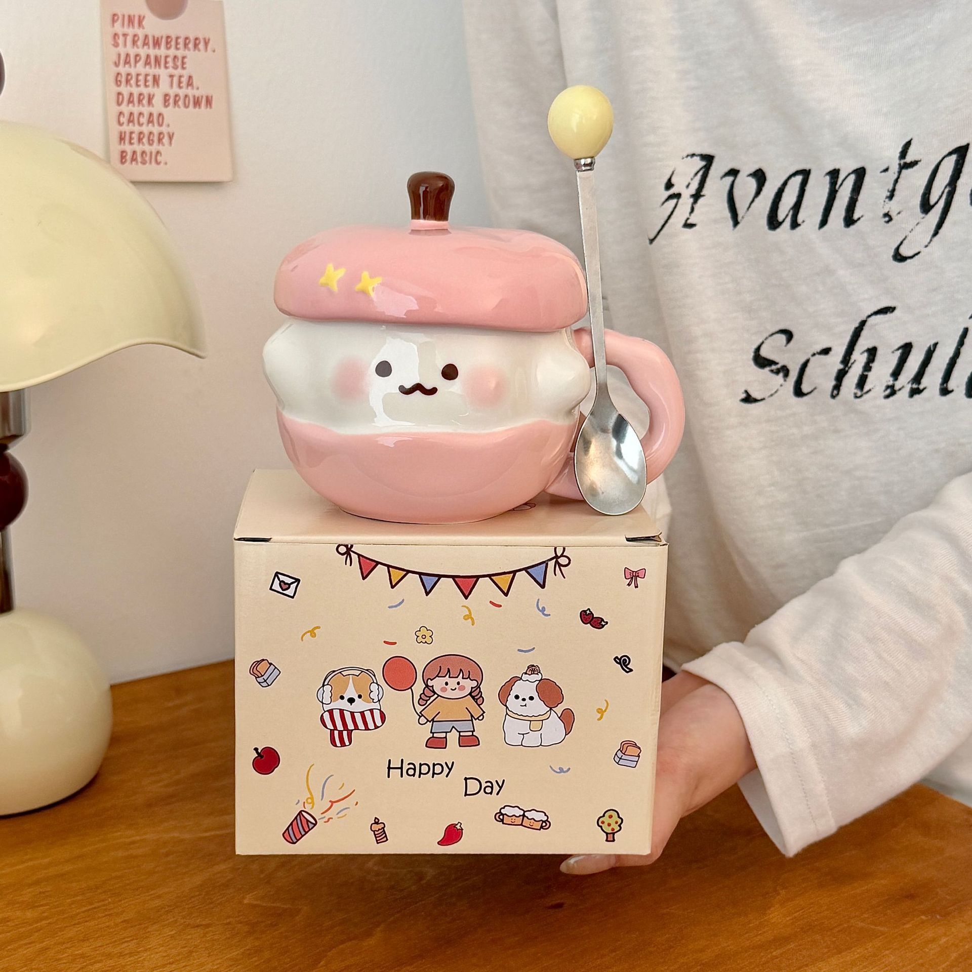 Tasse Fée Pomme - Rose