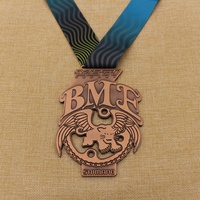 Pas de minimum évider or argent Bronze cyclisme grande montagne Enduro Tour médaille personnalisée