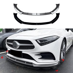 Amp-Z Front Bumper Lip Splitter Carbon Fiber Texture Matte Finish For Mercedes-Benz CLS-Class C257 Early 2018-2021 AMG - Product Image 1