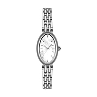 Jam Tangan Wanita Bentuk Oval Dial Kecil Mungil, Jam Tangan Fashion Terbaru, Arloji Wanita Label Pribadi