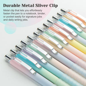 ปากกาลูมิโนเมย์พรีเมียม แฟชั่น ทันสมัย สกรีนโลโก้ได้ หัวปากกาแบบกด 0.5 มม. เขียนลื่น สีสันหลากหลาย กลิตเตอร์ น้ำเงิน แดง เหลือง - Product Image 3