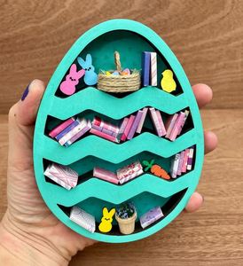 Mini Librería Decorativa con Huevos de Pascua - Product Image 2