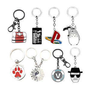 Porte-clés pendentif personnalisé Porte <span class=keywords><strong>Cle</strong></span> Shopping Coin Round Blank Llaveros Porte-clés Chaînes Porte-clés en métal Alliage Cuivre Argent Charme - Product Image 4